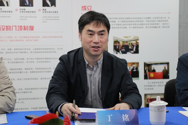 南京市委统战部副部长,市工商联党组书记丁铭一行赴市青企会调研
